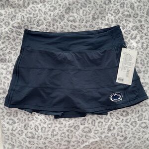 NWT lululemon x penn state pace rival skirt